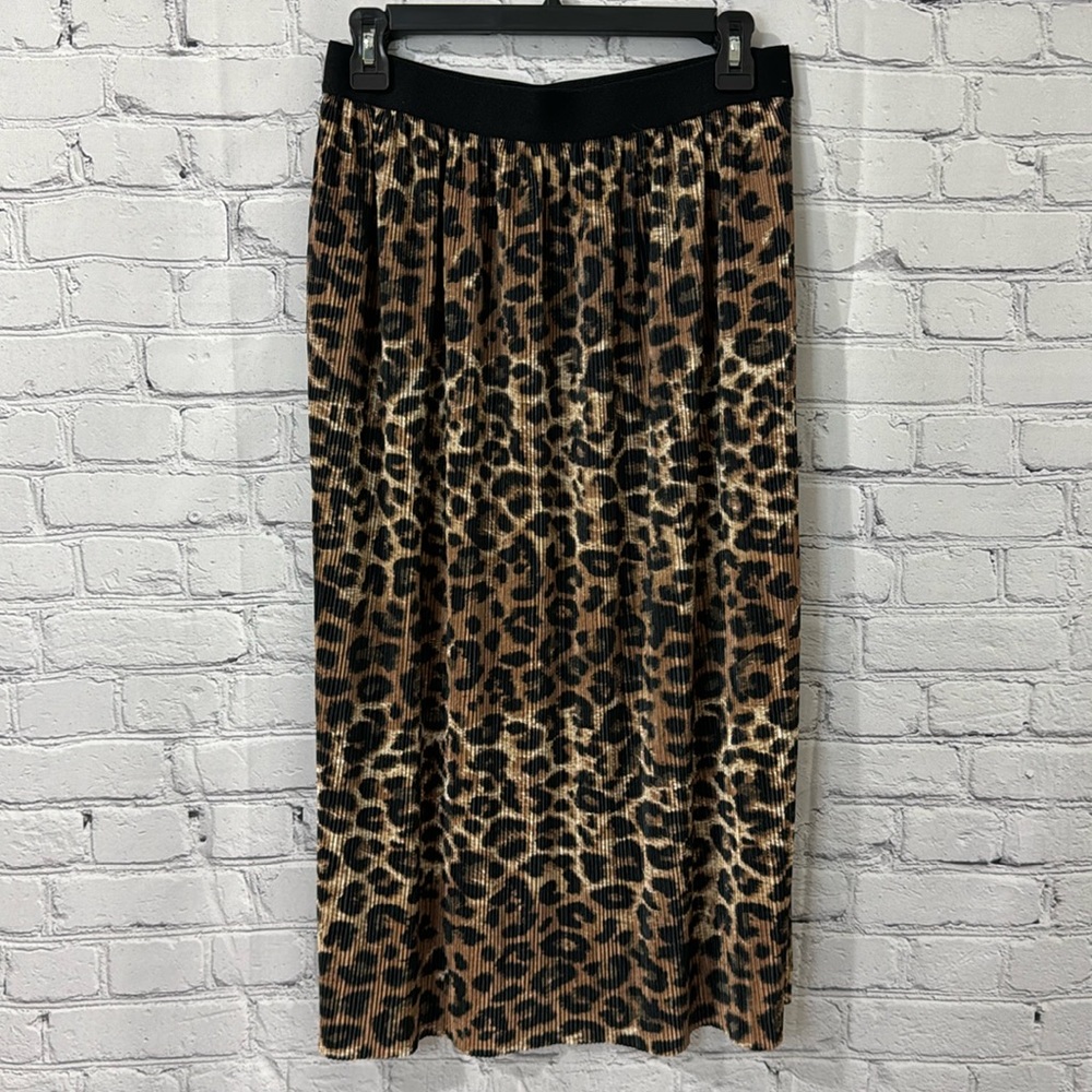 Leopard Midi Skirt